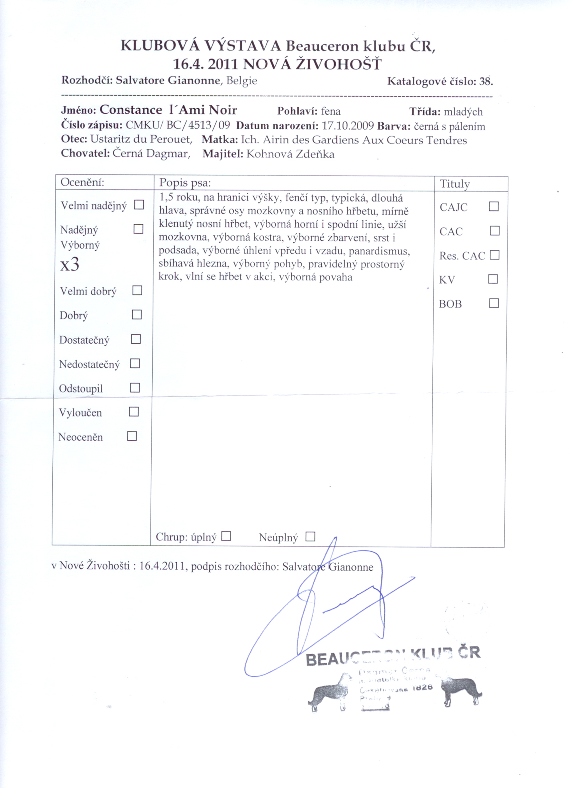 Constance - KV BKČR - Nová Živohošť_posudek_WEB